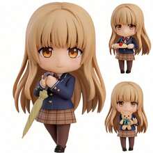 1pc/Set Anime Figure - Shiina Mayu 10cm Cute Posable Figurine With Interchangeable Head And Accessories, Decorative Collectible For Desk, PC Case, Car, Halloween, Christmas, Creative Gift - Multicolor - View 4