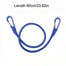 LOTANK 8mm Thick Elastic Binding Rope, Black Buckle Hook, Lightweight High Elastic Cord, Travel Outdoor Storage Tie Down Strap - Multicolor - View 3