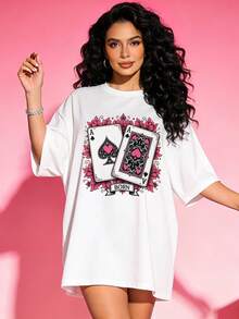Camiseta de manga corta con cuello redondo suave y casual de verano para mujer, tops para salir, algodón, vintage, estilo callejero europeo y americano, casual deportivo, estilo unisex, estilo casual urbano, tops bonitos, Gen Z, curvy, ropa Y2K, camisetas divertidas, tops para damas, conjuntos de vacaciones para mujer, top lindo, camiseta gráfica, conjuntos de primavera, camisetas holgadas, ropa de calle retro, estilo de los 90, estilo de los 2000, subcultura, top negro, tops blancos, atuendo de fiesta de los 90. Negro - Blanco - Ver 4