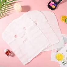 Băng gạc cotton cắt sẵn dùng cho mặt, chăm sóc da mặt, miếng gạc mềm tần số cao dành cho phụ nữ và bé gái, dùng trong spa và thẩm mỹ viện. - trắng - Xem 5