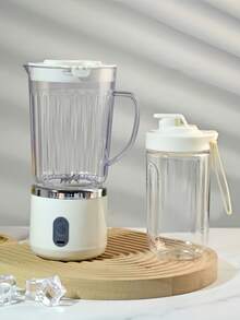 Portable Electric Juicer Blender, 750ML Large Capacity, Wireless USB Power Supply, 1500mAh Large Capacity Battery, One-Touch Cleaning, Suitable For Making Smoothies, Milkshakes And Fresh Fruit Juices. USB Rechargeable Portable Blender Cup - 1500mAh Lithium Battery, Multi-Functional Home And Outdoor Juicer, Plastic Material, Easy To Carry, Portable Blender|Fashion Blender Cup|Mini Blender - Accessories - Lanyard - View 1