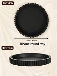 Round Decorative Tray, Suitable For Coffee Tables, Round Tray, Home Decor Tray, Coffee Table Decor, Tabletop Decorative Tray, Center Flower Tray, Ideal For Sunny Travels, Cool And Comfortable, Essential For Back To School, Jewelry Tray Storage, Makeup Room Decor, Room Decoration - Multiple Styles - View 3