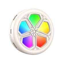 Cargador de Escritorio Multipuertos RGB 25W, Hub USB 4 en 1 con Luz LED, Carga Rápida para Celulares y Tablets - Tipo de Enchufe B USA (110-127V) - Ver 4