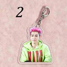 2026新款 B-BANG T.O.P 明星钥匙扣、明星周边、背包挂件、粉丝礼物、节日礼物、生日礼物、爱好者周边 - 彩色 - 查看 9