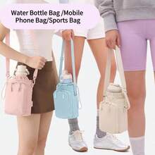 Mobile Phone Bag New Crossbody Shoulder Bottle Bag Waterproof Yoga Bag Running Sports Outdoor Portable Bag - Pink - View 8