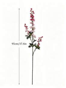 37.4英吋人造長莖風信子假花、人造花、假植物，適用於母親節禮物、室內裝飾、家居裝飾、婚禮裝飾、戶外裝飾、畢業派對用品、婚禮用品、新娘用品、新娘花束、DIY裝飾 - 彩色 - 查看 4