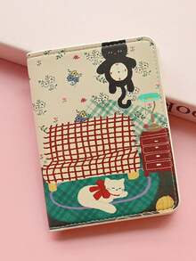 1 chiếc bao đựng hộ chiếu hình mèo hoạt hình dễ thương, ví đựng vé du lịch đa năng, dùng để đựng thẻ. - Nhiều màu - Xem 5