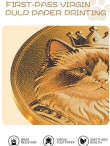 耐用防刮猫抓垫，双面无绒猫爪垫，保护家具免受猫抓，室内宠物用品 - 15.35*15.35in - 查看 5