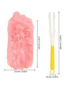 20/10/1 Pack 360° Double-Sided Disposable Dusting Wipes, Electrostatic Microfiber Duster, Suitable For Furniture, Home, Car, Office, Party And Daily Use Multi-Surface Cleaning Dusting Paper, Back To School Season, Graduation Season Essential - Pink - View 8
