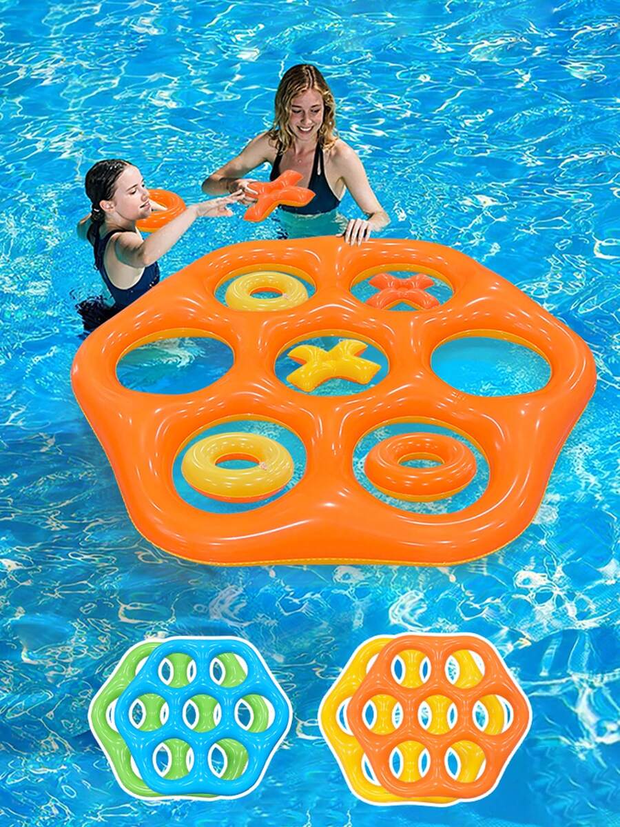 8 pièces/set Jeu de lancer d'eau gonflable - Jouets de plage et de fête, jeux de plein air pour adultes et familles - Jouets de jardin, jeux d'extérieur, jeux de pelouse - Multicolore - Voir 1