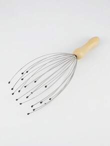 Bộ 1/2 dụng cụ mát-xa da đầu, cầm tay với tám đầu và dụng cụ mát-xa hình móng vuốt, dùng để thư giãn và kích thích tóc, giúp giảm căng thẳng hàng ngày. - Nhiều màu - Xem 4