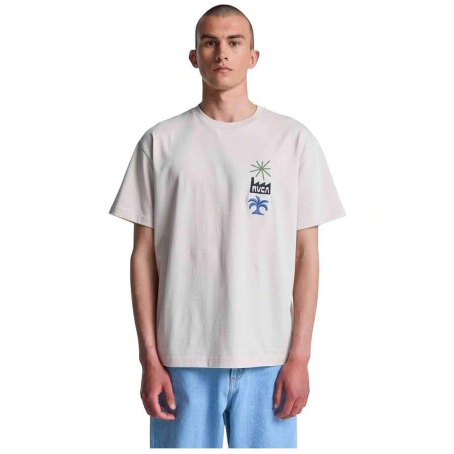 RVCA T-Shirt EVYZT00338-SEZ0 For Man In Color White - White - View 1
