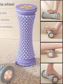 Con lăn massage chân, dụng cụ hỗ trợ thư giãn cơ bắp trong yoga, dụng cụ tập thể dục. - Nhiều màu - Xem 6