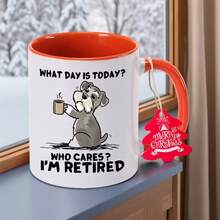 Funny Retirement Mug - "I'm Retired" Coffee Cup With Retired Dog Design - Heavy-Duty Ceramic Cup For Men & Women - Birthday, Anniversary, Christmas, Thanksgiving, Halloween Gift - Hand Wash Only - Funny Retirement Party Decorations - màu xanh lá - Xem 10