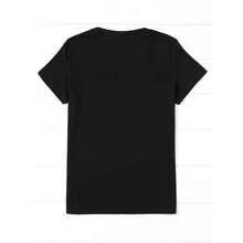 Women T-Shirts - Black - View 2