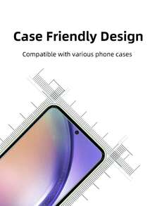 5pcs - High Aluminum Content, Fully Transparent, High Definition, Scratch-Resistant, Anti-Drop, Shatterproof Screen Protector, Suitable For Samsung Galaxy A17/A16/A15/A14/A13/A55/A54/A05S/A36/A26/A56. Features Include Transparent Frame For Enhanced Anti-Explosion And Anti-Fingerprint, Supports Fingerprint Unlocking, Scratch-Resistant And Bubble-Free Design, Precise Fit. - Clear - View 7