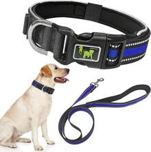ABUDA Collar de Perro Táctico, Hebilla Ajustable/Correa Ajustable, Collar Reflectante Accesorio para Perro de Paseo/Entrenamiento con Correa de 135cm de Tira (Grande) : Productos para animales - Mediano - Ver 8