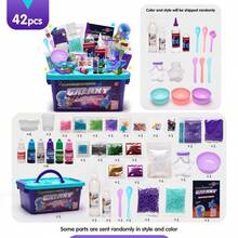1 Box DIY Slime Making Toy Set, Clay Toy Set, Stress Relief Toy, Gift Choice, Party Activity, Creative DIY Toy, Decoration, Decoration, Squeeze Toy, Amazing Slime Making Set, Children's Birthday Gift - Multicolor - View 13