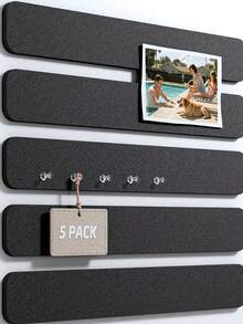 Bộ 5 bảng ghim bần không cần khoan, phù hợp cho nhà ở, lớp học hoặc văn phòng, dùng để trưng bày thông tin, ảnh và lịch trình, tính trang trí cao - nhiều màu - Xem 6
