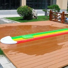 PVC Inflatable Water Slide, Water Surfboard, Outdoor Single/Double Water Spray Slide - Multicolor - View 4