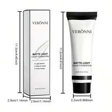 VERONNI 2 Sticks Of Liquid Foundation Set Foundation Blending Liquid White Liquid Foundation Blending And Pure White Brightening Role-Playing,Carnival, Halloween - White - View 7