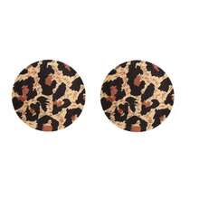 Set 100/16/10/8/2pcs Penutup Puting Berkilau Warna-warni Motif Leopard Menawan dengan Rhinestone dan Pentagram, Cocok untuk Pesta, Perlengkapan Pantai, dan Pelampung Kolam Renang - MultiWarna - View 9