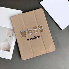 1 Ốp lưng máy tính bảng in hình "Love Coffee" dễ thương kèm ngăn đựng bút, tương thích với iPad 10.9/10.2/ Air thế hệ thứ 5/Pro 11/10/9.7/Air 2/ (thế hệ thứ 7)/ (thế hệ thứ 8)/ Air 4/5/ Pro 11/ Thế hệ thứ 10 10.9 inch 2022 Smart Case/ Air 13(M3 2025)/ Air 11(M3 2025)/ Air 11(M3 2025)/ 11(A16 2025), chức năng tự động ngủ/thức, tương thích với Galaxy Tab S10+/S9/A9, tương thích với 5/5PR/6/6PRO/7/7PRO, tương thích với Matepad, tương thích với Honor Pad. - Nhiều màu - Xem 9