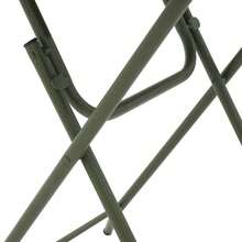 Ensemble bistro pliable 3 pièces pour extérieur / Ensemble de mobilier de jardin 3 pièces / Ensemble de mobilier de jardin bistro / 2 chaises et 1 table / Facile à utiliser / Idéal pour terrasses, espaces extérieurs et jardins - Vert - Voir 9