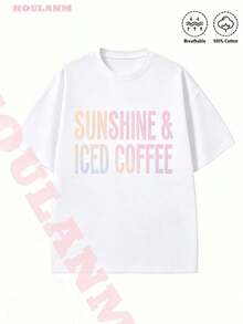 Tropicoqueta OutfitsFort Worth, Texas East. 1849 Cowboy Horse Desert Landscape Graphic T-Shirt - Casual Crew Neck Cotton Tees, Summer Breathable, Per - White 2 - 查看 2