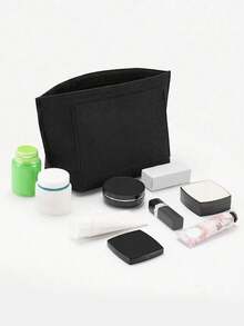 Organizador de bolso de fieltro, disponible en 3 tamaños, suministros esenciales para volver a la escuela - Negro - Ver 8