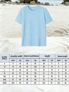 Tropicoqueta OutfitsFort Worth, Texas East. 1849 Cowboy Horse Desert Landscape Graphic T-Shirt - Casual Crew Neck Cotton Tees, Summer Breathable, Per - Light Blue - 查看 5