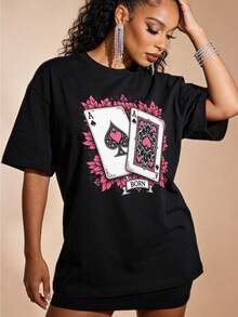 Women T-Shirts - 黑色 - 查看 1