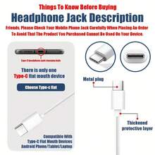 Wired In-Ear Headphones With Type-C Port And Built-In Microphone, Suitable For IOS And Android Devices, Great For Music, Calls And Volume Control. Compatible With IPhone 17 Air 16 15 Pro Max Plus, Pro And Galaxy S25 / S21 / S22 / S23 / S24 / Ultra / Plus / Note 20 / Z Flip / Z Fold / A15 / A16 And More - View 4