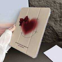 1 chiếc ốp lưng máy tính bảng in hình nơ đỏ và trái tim, có ngăn đựng bút, tương thích với iPad 10.9/10.2/ Air thế hệ thứ 5/Pro 11/10/9.7/Air 2/ (thế hệ thứ 7)/ (thế hệ thứ 8)/ Air 4/5/ Pro 11/ Thế hệ thứ 10 10.9 inch 2022 Smart Case/ Air 13 (M3 2025)/ Air 11 (M3 2025)/ Air 11 (M3 2025)/ 11 (A16 2025), chức năng tự động ngủ/thức, tương thích với Galaxy Tab S10+/S9/A9, tương thích với 5/5PR/6/6PRO/7/7PRO, tương thích với Matepad, tương thích với Honor Pad. - Nhiều màu - Xem 6