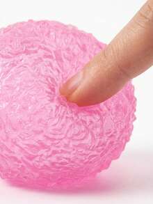 4cm Transparent Malt Ball Slow Rebound Toy, Super Soft Pressure Relief Squeeze Toy, Colorful Sensory Stress Relief Toy, Anxiety Relief Hand Therapy Relaxation Toy, Suitable For Teenagers, Adults, Office Desk Daily Leisure Stress Relief Toy - Multicolor - View 7