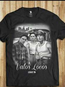 Camisetas para hombres KKCC - Negro - Ver 6