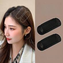2/4pcs Fluffy Hair Volumizing Invisible Hairpin, Root Clip, Headband, Bangs, Styling, Breathable Hair Clips - Multicolor - View 4