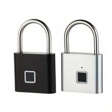 Compact Smart Fingerprint Padlock - IP56 Waterproof, Keyless Security, USB Rechargeable, Lightweight Aluminum - Ideal For Luggage, Suitcases And Backpacks - Multicolor - View 11