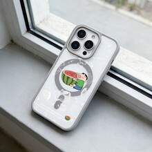 苹果携帯ケースIPhone17ProiPhoneケース12ProMax耐衝撃13ProMaxマグネット対応16シンプル13Proおしゃれ - 黑色 - チェックする 3