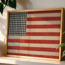 Retro Style Wall Arts American Flag Posters Patriotic Pattern Canvas Prints National Symbol Wall Decor Canvas Art Print For Living Room Bedroom Office Gift Unframed - A - View 9