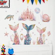 2pcs Bless Wall Stickers, Daughter's Room Wall Decor, Birthday & Party Wall Decals - 69321-fin Dream - View 1