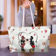 Disney 16*12 Inch Large Capacity Women's Handbag/Tote Bag, Printed With Mickey Mouse Pattern, 1 Pc - Mouse - View 14