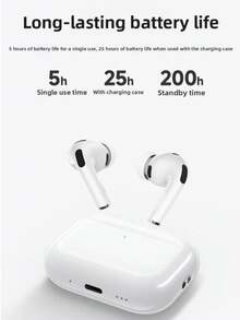 Latest Upgraded ANC Noise Cancelling Earphones, Quick Fast Charge, Mini Compact Stylish Design, Stable Connection For IOS Devices, Ideal Wireless Earbuds For Office Business Use - Thế hệ thứ 7 - Xem 6
