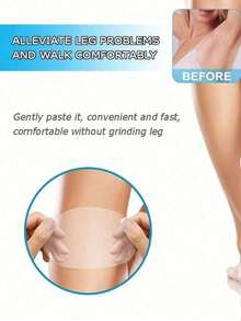 Anti-Chafing Thigh Bands Anti-Chafing Thigh Pads For Inner Thighs To Prevent Chafing And Friction Invisible For Men And Women In Summer Nti-Friction Spandex Patches For Women's Inner Thighs And Calves For Comfort And Protection - PU Invisible Transparent - View 5