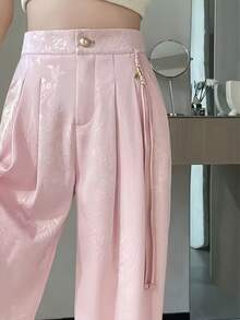 Women Pants - Pink - View 8