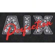 Camiseta Lavada de 230g, Estilo Vintage Desgastado, Estampado Gráfico con Pedrería "AIX Perfection", Cuello Redondo, Top Casual de Moda Urbana 71UC - Verde - Ver 2