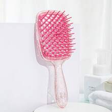 Peine hueco ligero, cepillo de masaje para el cuero cabelludo, cepillo para peinar el cabello, para desenredar el cabello, adecuado para todo tipo de cabello, suministros de salón & belleza, artículos de regreso a la escuela, esenciales de viaje & vacaciones, accesorios para el cabello, cepillo para bordes, cepillo para el cabello, herramientas para el cabello - Multicolor - Ver 13
