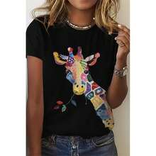 Women T-Shirts - Black - View 10