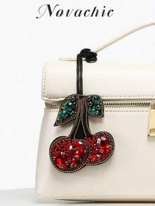 Novachic 1pc Vacation Style Sea Starfish Palm Tree Sea Turtle Animal Beaded Pendant Bag Charm Suitable For Summer Vacation Beach (Rope Color May Vary Slightly By Batch) Beach Bag Beach Accessories Backpack Decor,Bead,Inlaid Bead,Handmade Nail Beads - Đỏ - Xem 6