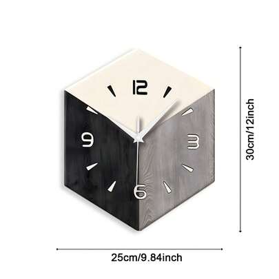 1 chiếc đồng hồ treo tường tối giản, chạy bằng pin, trang trí nhà cửa thanh lịch, đồng hồ treo tường sáng tạo cho phòng ăn và sử dụng trong nhà.